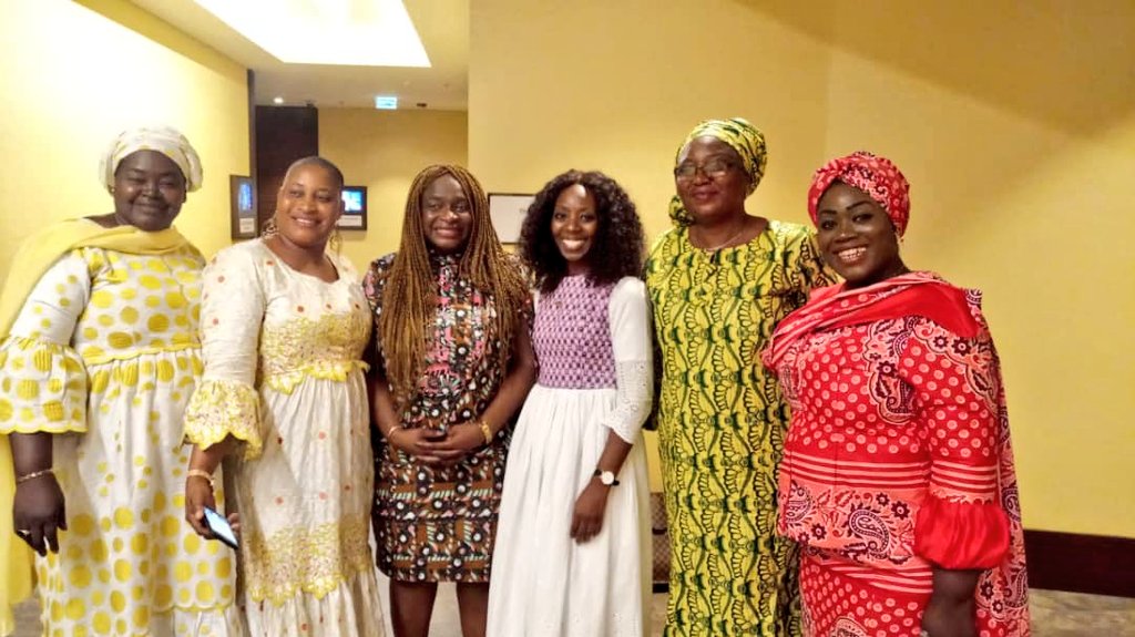 MadameDigitale's tweet photo. Check out our Photos from the final session of the #EllesCoaching session in #Conakry today w/ @MadameDigitale @MariamTendou and guest of honor Ms. #MaladoKaba #Guinea's former Minister of Economy & Finances. Our #bossladies are supercharged! Amazing session on #personalbranding https://t.co/dF3hkI0MMV