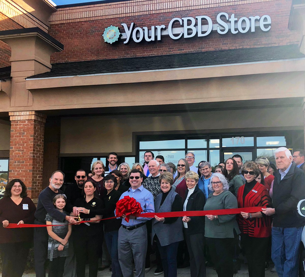 CityofCantonGA's tweet photo. Congrats to Your CBD Store Canton on officially cutting the ribbon ✂️ (1431 Riverstone Pkwy #170)! #choosecanton #cantonga https://t.co/IUp6ZqrTsV