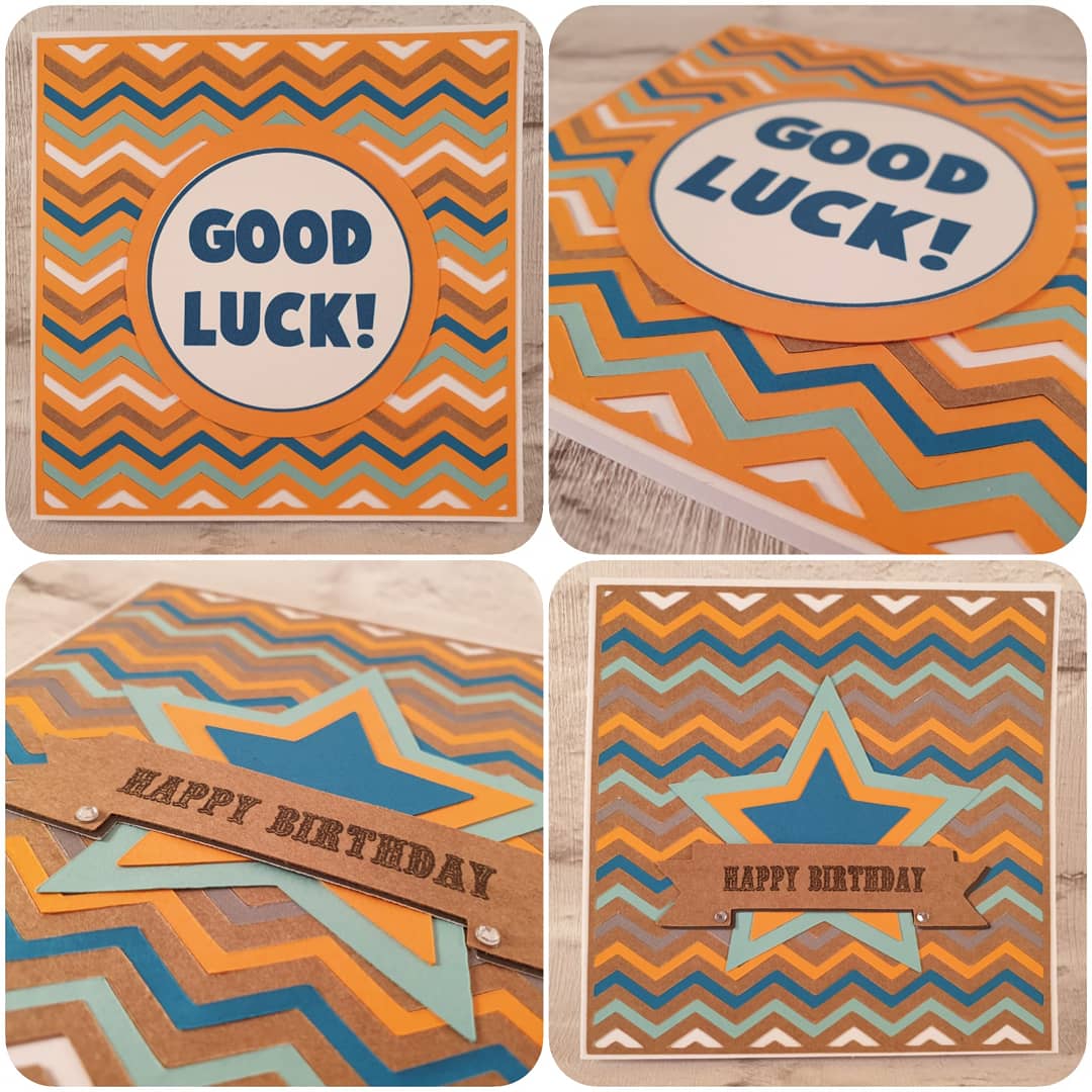 papersquiggles's tweet photo. A couple of simple cards made using alternate coloured chevrons 😃

#cricut #cricutexplore #chevron #simplecards #colours #handmade #papersquiggles #papercrafting #greetingscards #birthdaycard #goodluckcard #cardstock https://t.co/mDlpF7VeiQ