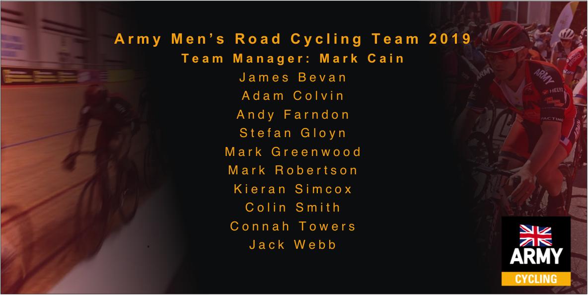 BritArmyCycling's tweet photo. TEAM ANNOUNCEMENT:
Our Men’s Road Race Team for 2019 ⬇️
Multiple 🏴󠁧󠁢󠁳󠁣󠁴󠁿 Champ ✅ 
Reigning Army Champ✅ #ACRRS2018 Champ ✅
2 exciting new prospects ✅

#InspiringSoldiersToCycle
@ArmySportASCB https://t.co/EI9hGVfqDy