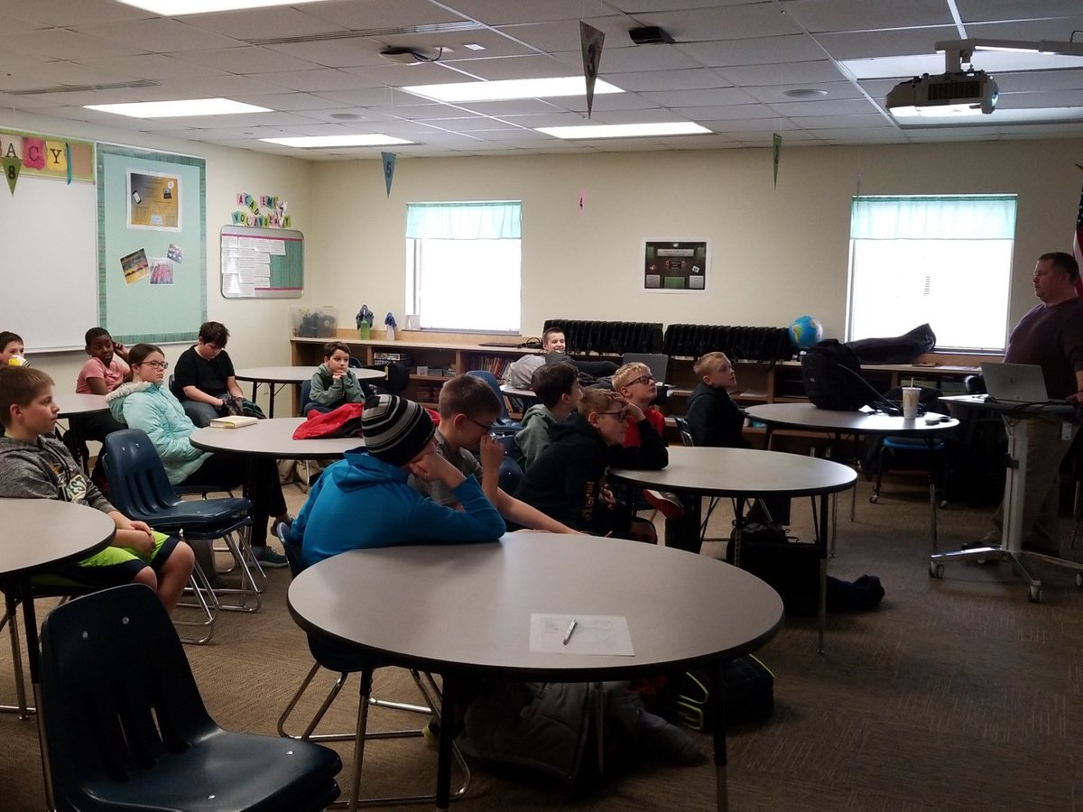 The Spartan Cybers have a special guest speaker today. Tony from ITD is here talking about cyber security! #learnbps