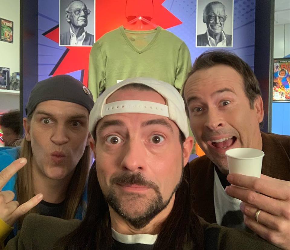 Snootch to the Rebootch! 1st Day on set for #JayAndSilentBobReboot with @ThatKevinSmith and Jason Lee!