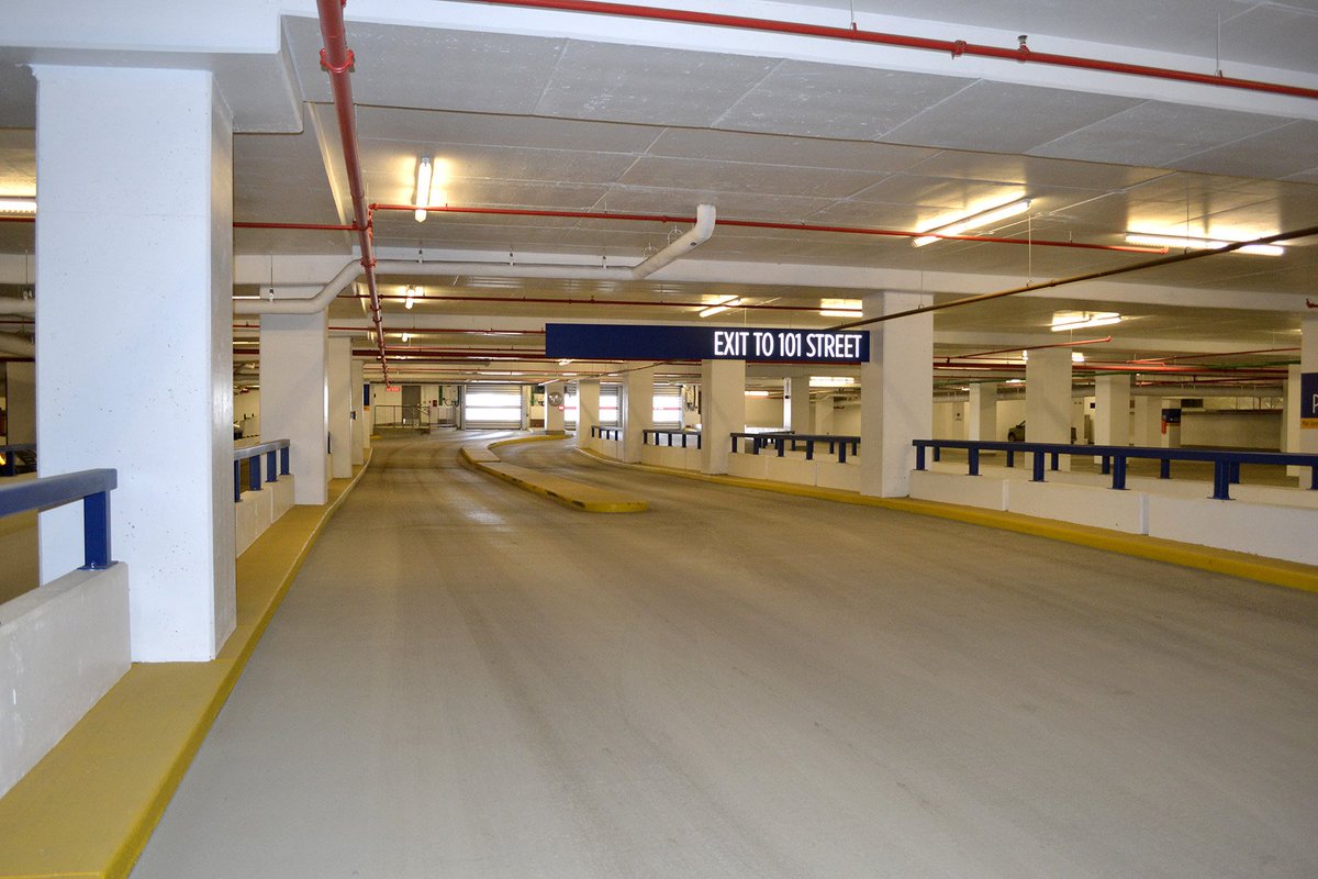 With gateless entry and egress in our parkade, you can be dropped off or picked up right at the elevators without ever having to set foot outdoors. That's a simple way we try to make these long winters a little more bearable! #yegparking #yegdt #yegwinter