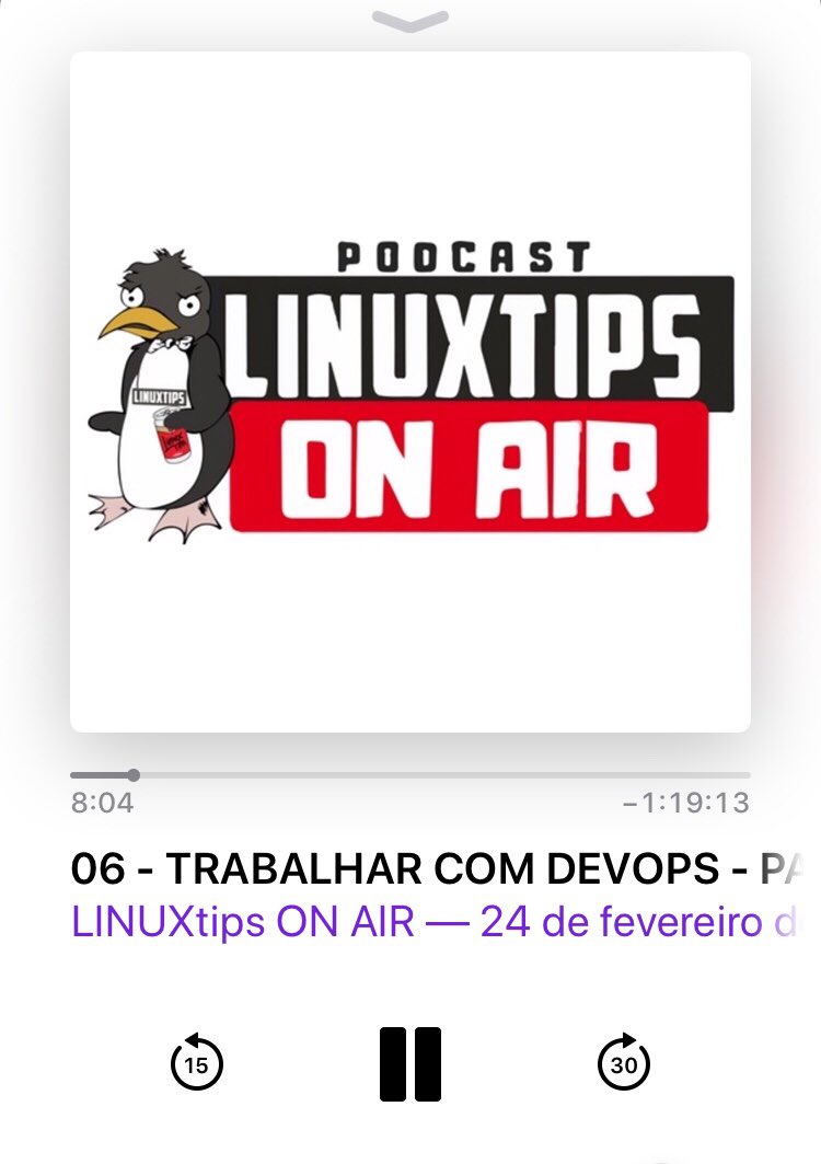 GersonTpc's tweet photo. Ahhhh mlk, saiu o podcast do #LINUXtipsOnAir 😱 Só tive tempo pra ouvir agora... dia corrido demaisss! Bora escutar no caminho de casa... @badtux_ @GCalcette @gomex @Daniel_Requena e outras feras!!! 👏🏻 https://t.co/0AbUBginAd