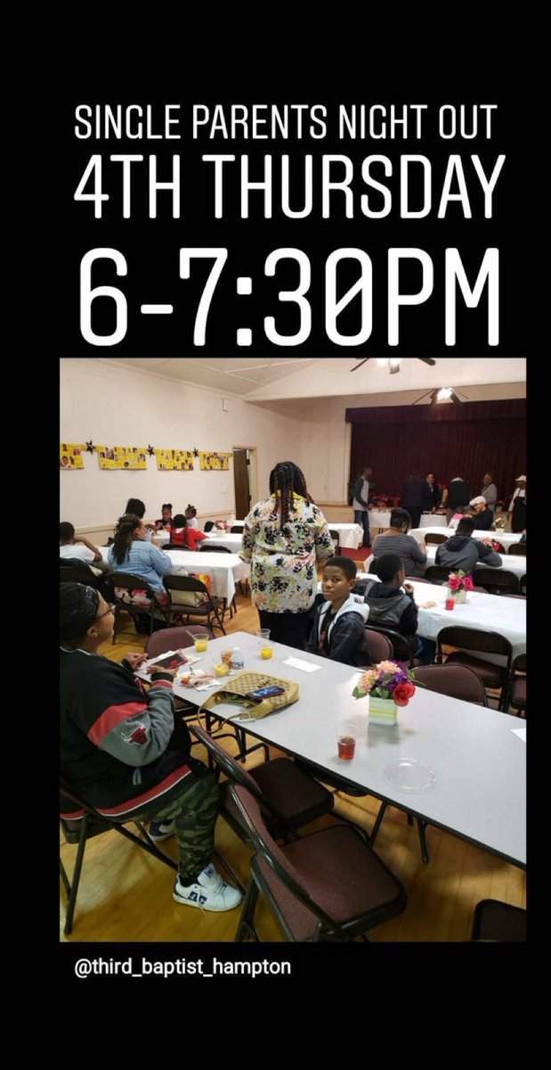 AndrewsPreK8's tweet photo. Partnership with Andrews and @baptist_third .Will be held every 4th Thursday 6:00pm at Third Baptist Church, Hampton (1214 Victoria Blvd)...Register here: https://t.co/pKaXjVOWVi #OneBandOneSound #FaithBasedPartners @HamptonCSchools @HCS_TitleI @jeffblowe @SdotHicks @mindy_todd https://t.co/diIWu2VcNW