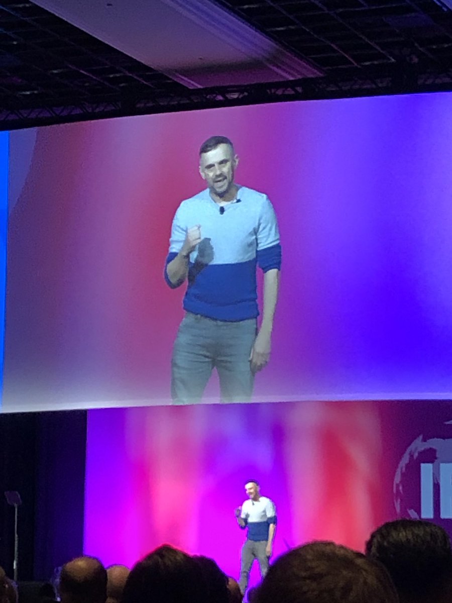 “I chase the attention of end customers” words of wisdom from <a href="/garyvee/">Gary Vaynerchuk</a> #IFA2019