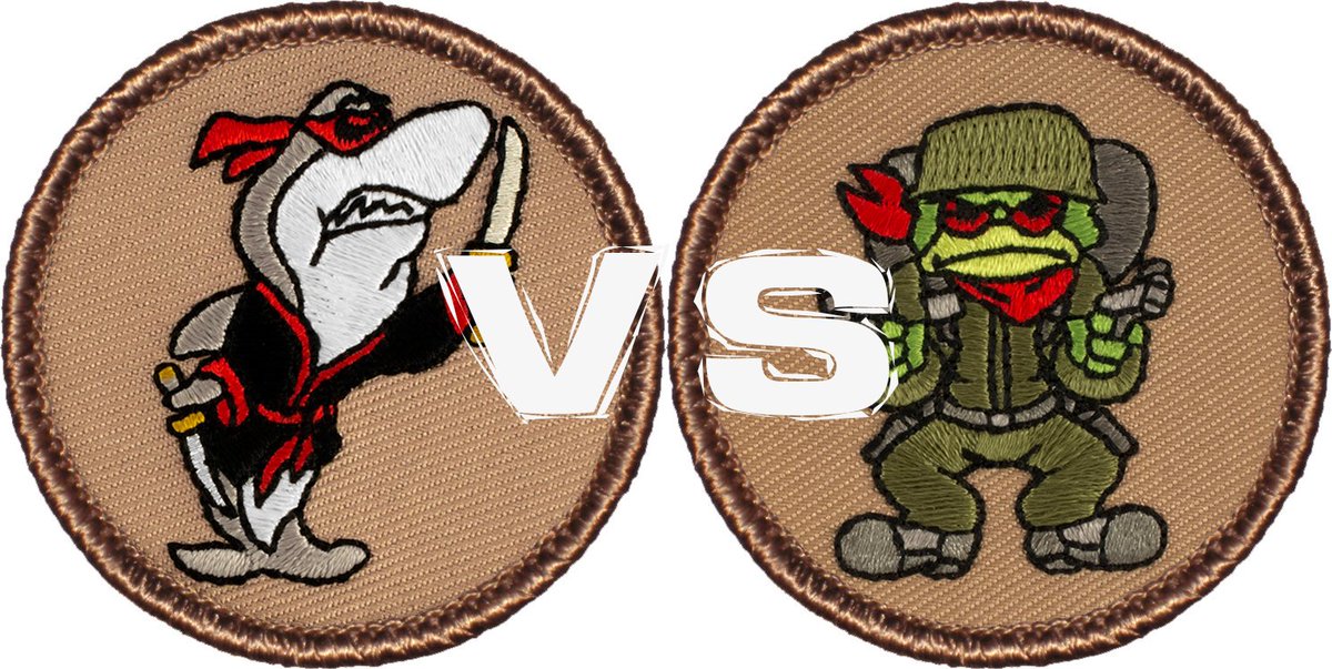 Only A few days left! Visit our FB (facebook.com/patchtownUSA) page to vote on your favorite of these 2 patrol patches, and the winner will be half price all next month!