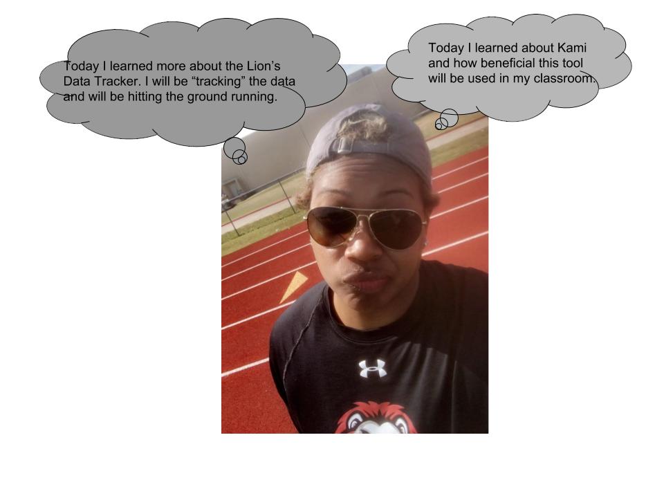 coach_hanetho's tweet photo. Today I learned PLC DAY 2.25.19 #castleberryisd #IMMS_Lions https://t.co/7F0b1WxNga