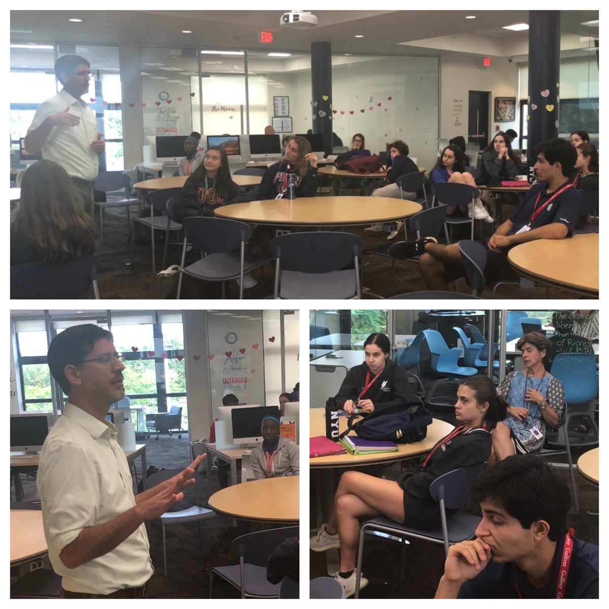 deanmorell's tweet image. A heartfelt thank you to @FIUSCIS’ @marioerasom for driving the discussion on #math and #servicelearning at the #MuAlphaTheta meeting at @GulliverSchools today #outreach #STEM