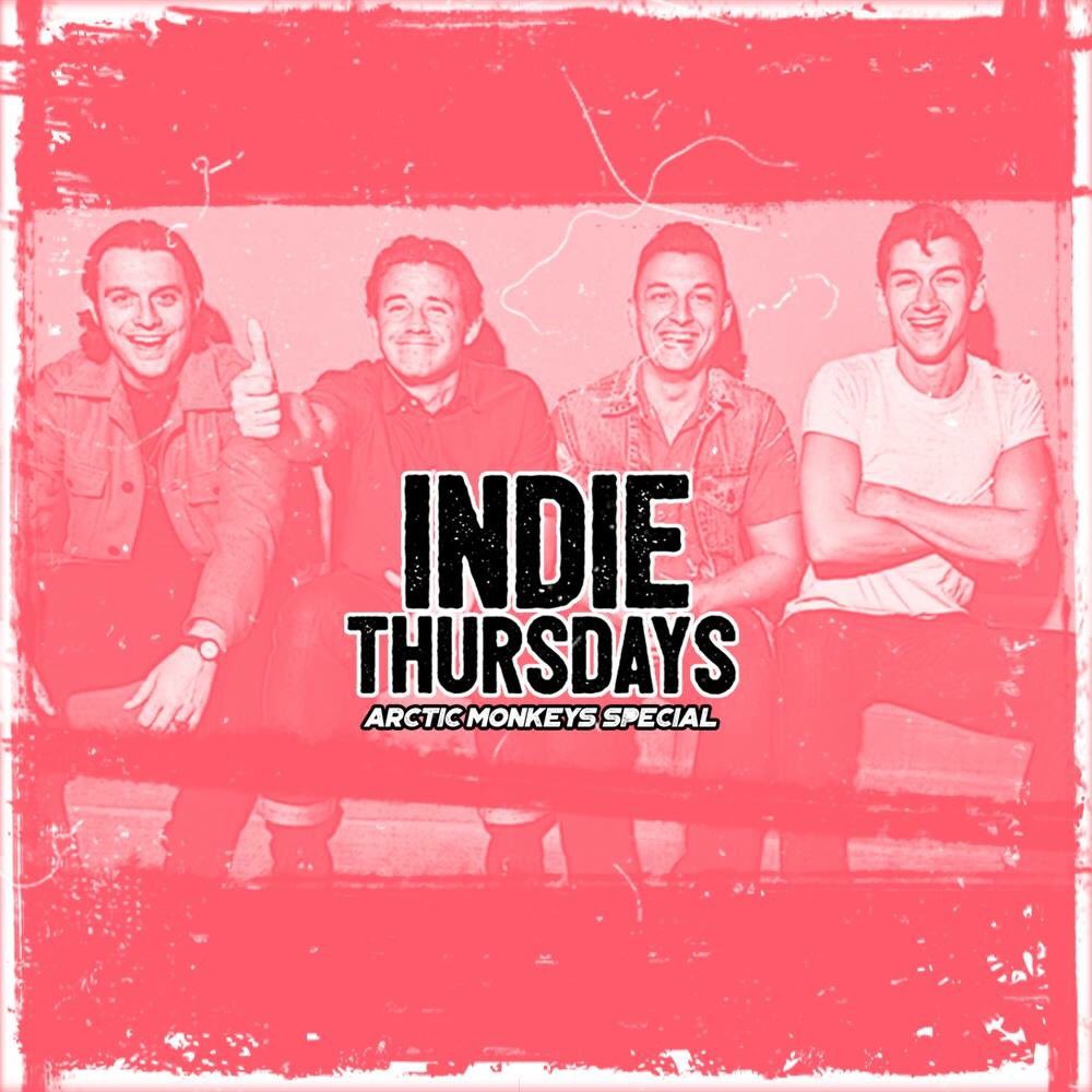 FlyNightEvents's tweet photo. This week at Indie Thursdays is an Arctic Monkeys Special! 

Full info: https://t.co/UFdDW48cTj 
Tickets still only 99p -> https://t.co/MS8a1cbzmU https://t.co/wccG4UxIGG