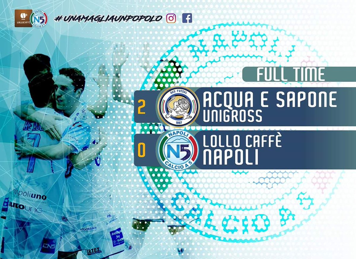 napolic5's tweet photo. ⛔ Il Lollo Caffè Napoli non passa al Pala Santa Filomena
↔️ Secondo tempo più equilibrato
🔴 Gli arbitri rovinano tutto inventando l'espulsione a Jesulito per una simulazione inesistente al 35'
↪️ Il Napoli resiste 1'49" prima di capitolare al raddoppio di Lima https://t.co/PXbiQDulB7