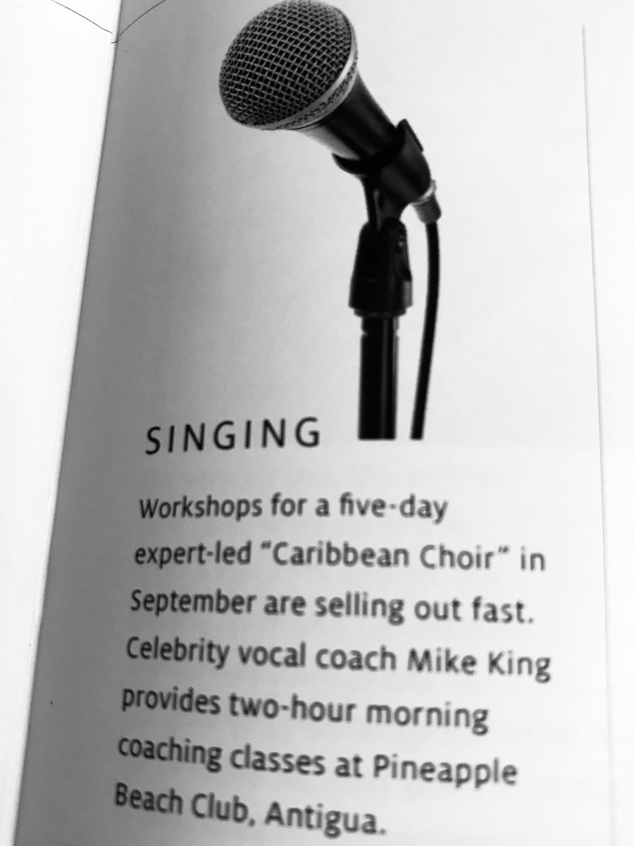 If any editors out there fancy commissioning a feature on this new <a href="/kuoni/">kuoni</a> Caribbean Choir experience, I’m your gal #rightupmystreet