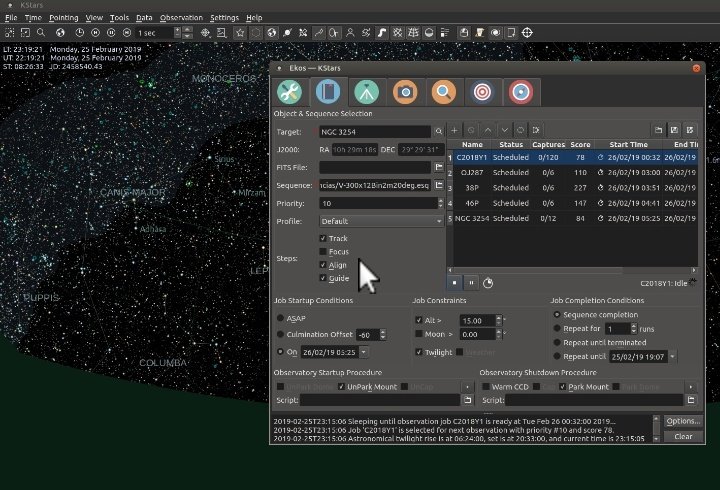 rafacastill0's tweet photo. Listo el plan para esta noche. Mientras duermo #astroberry se encargará de tres cometas, un blazar y una supernova. #38P #C2018Y1 #46P #OJ287 #SN2019NP https://t.co/16rO7OY5vE