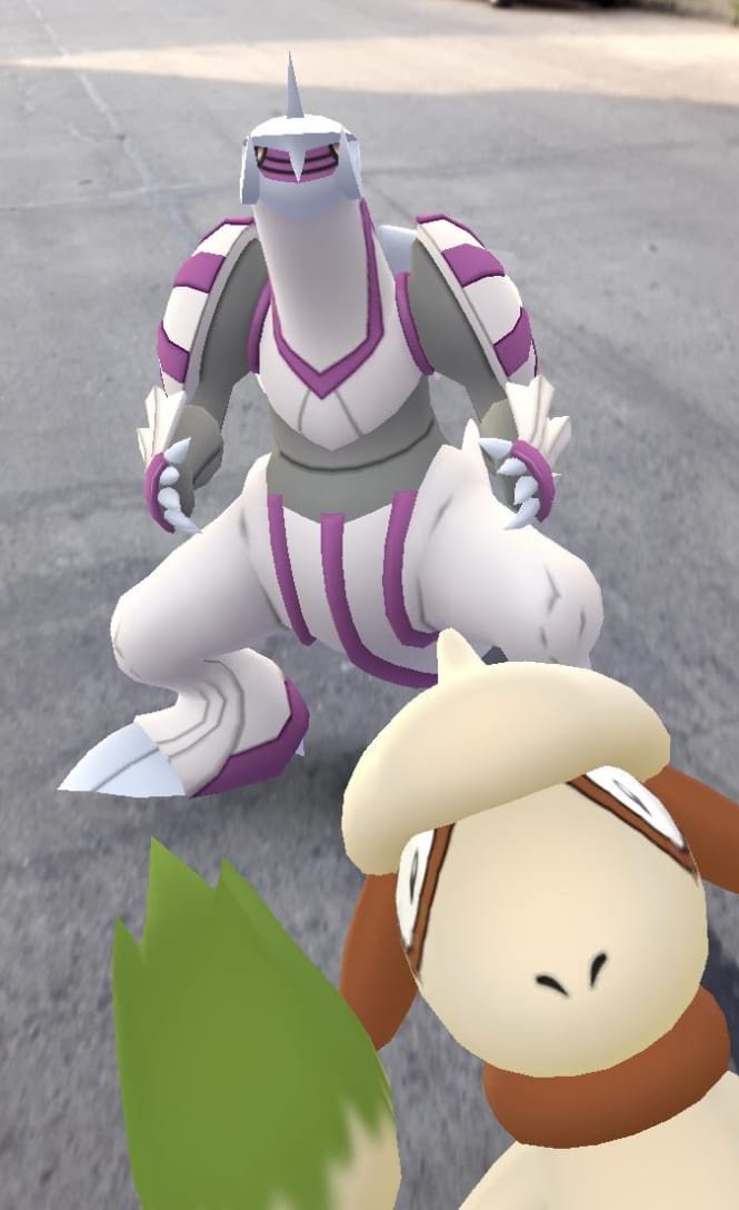 Imagen de Nidos Pokémon GO Argentina con Smeargle y Palkia