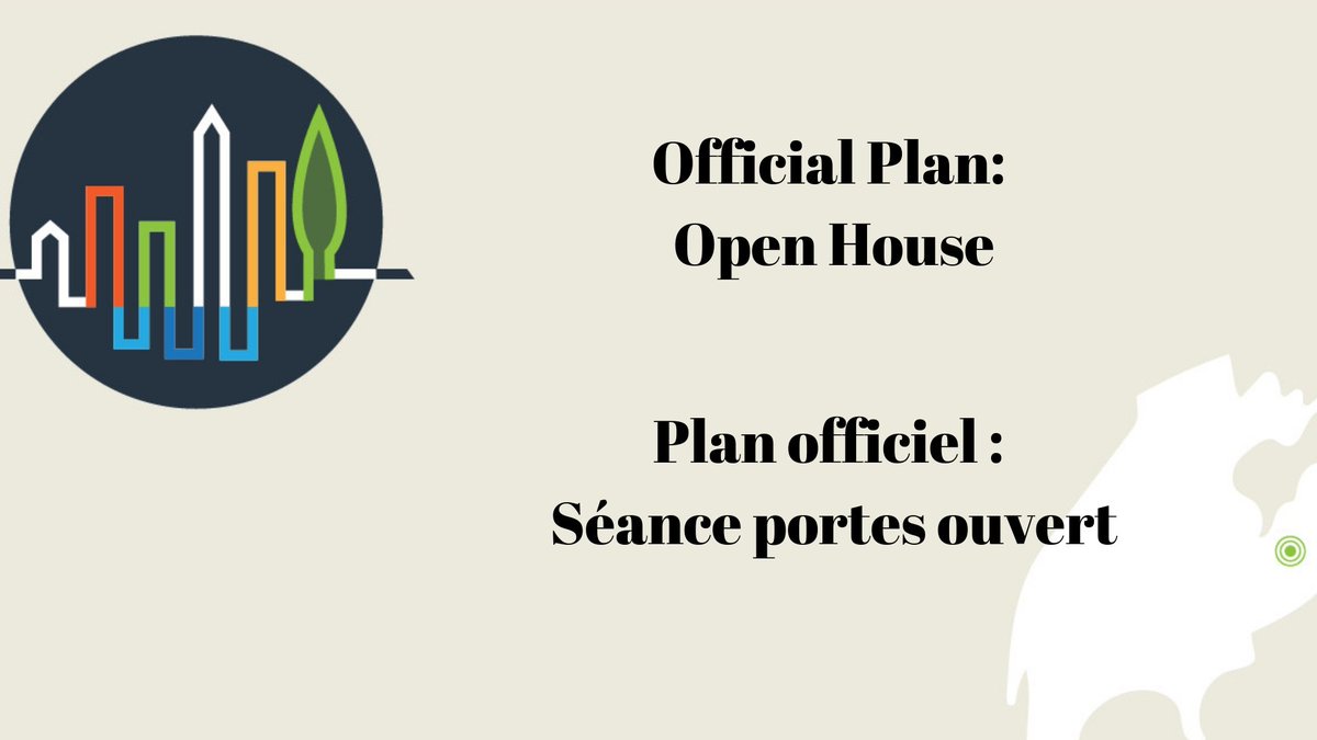 Avis aux résidents d’#OttVille! Un nouveau Plan officiel est en préparation et vous êtes invités au lancement du projet! Apprenez-en plus sur le processus du Plan officiel lors d’une séance portes ouvertes le 4 mars, de midi à 20 h, à l’hôtel d’#OttVille. bit.ly/2H4cXpx