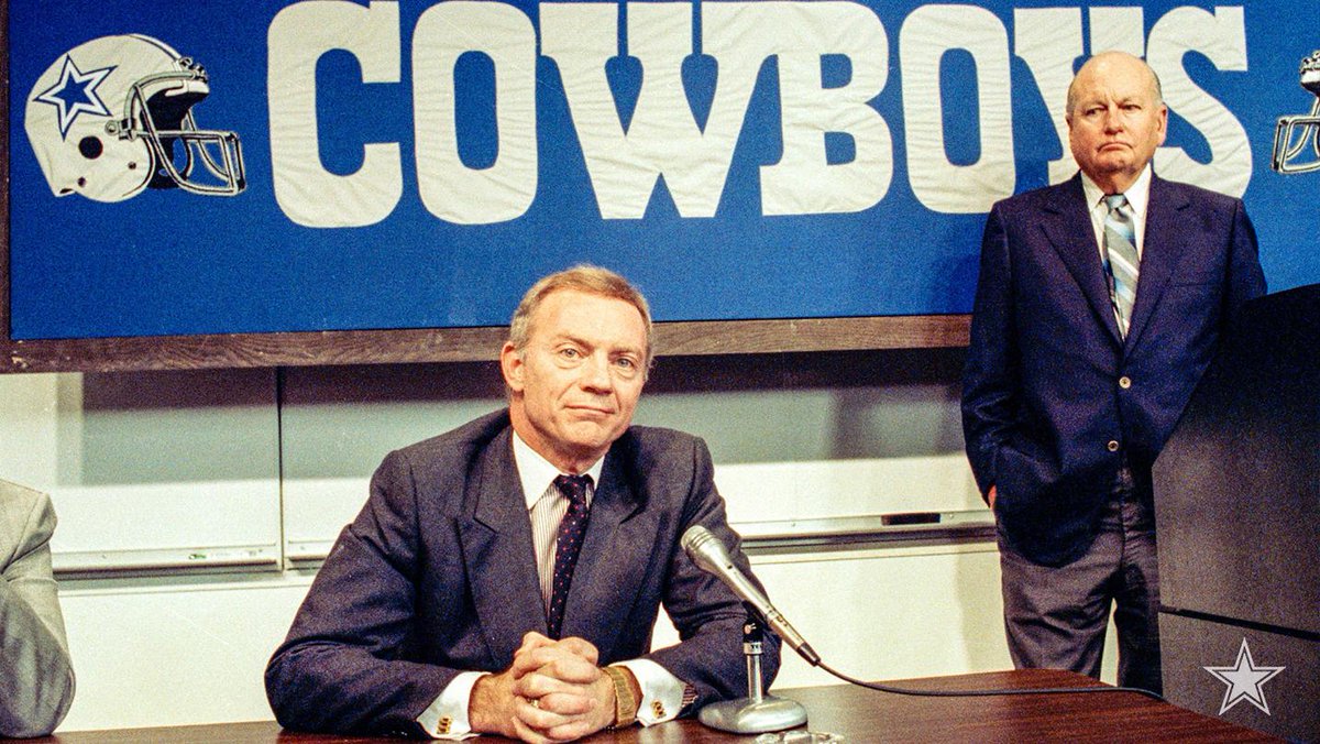 dallascowboys's tweet photo. 30 years ago today, Jerry Jones made the biggest deal of his life, purchasing the #DallasCowboys.

→ https://t.co/XoLQ7Ij5pA https://t.co/UTT3MTbGdy