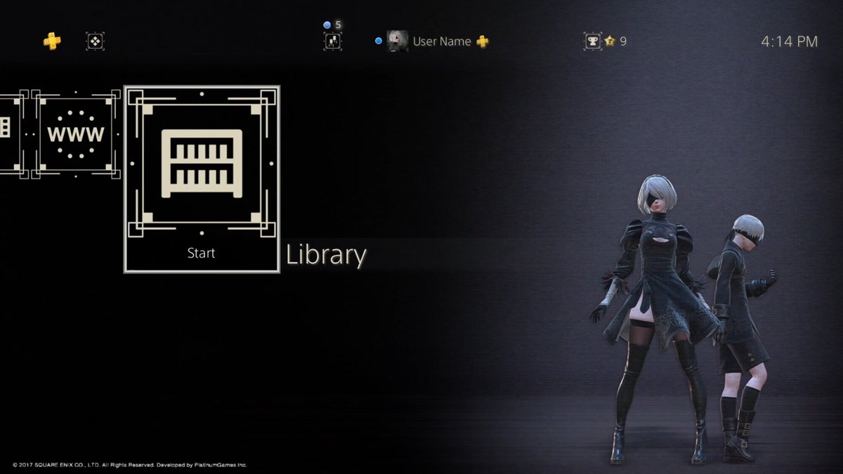 Nier Series Come Check Out Our Nier Automata Game Of The Yorha Edition Exclusive Dynamic Theme On Ps4
