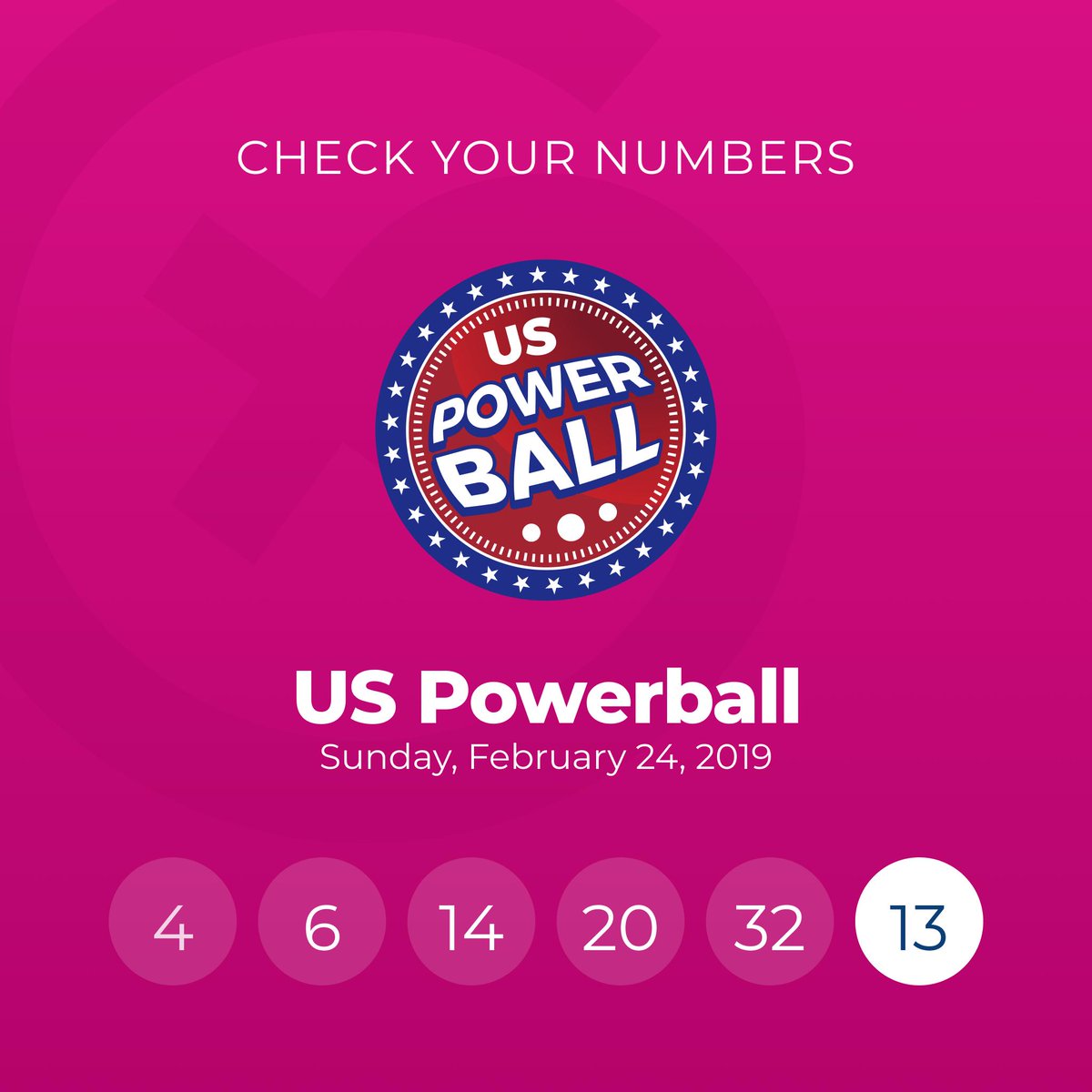 lotto result 25 feb 2019