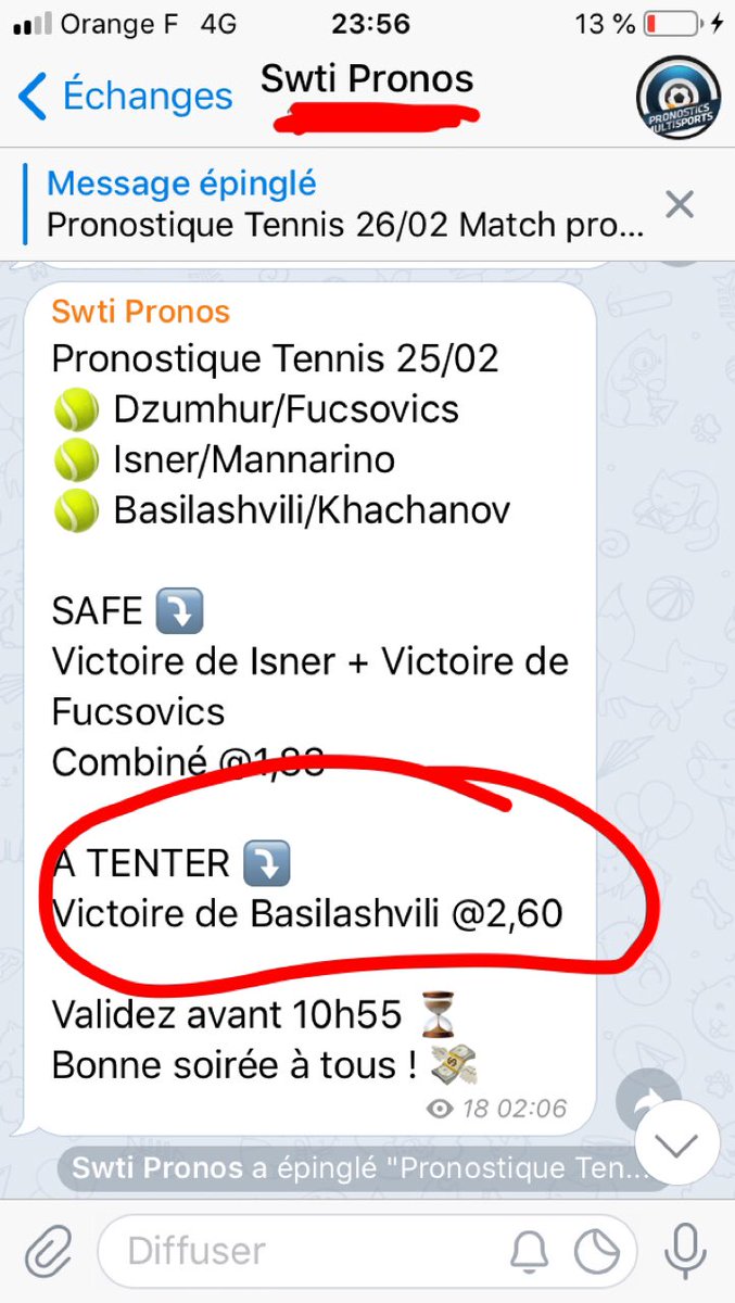 SweTiAa's tweet photo. Ça se dit Pro du tennis mais ça ne sait pas analyser pendant que moi je vous fais encaisser dessus ✅ d’ailleurs le canal est entièrement gratuit je vous attend 👇🏻👇🏻
https://t.co/M3colT9knt https://t.co/u2nxSKFRLA