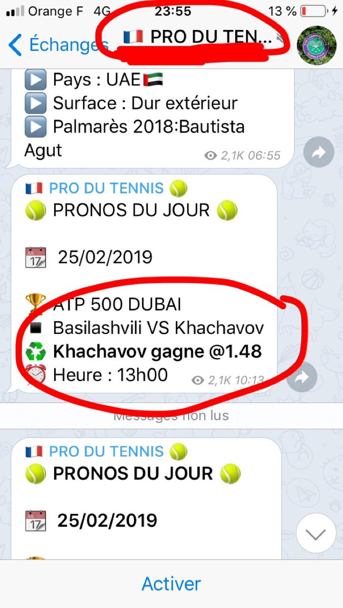 SweTiAa's tweet photo. Ça se dit Pro du tennis mais ça ne sait pas analyser pendant que moi je vous fais encaisser dessus ✅ d’ailleurs le canal est entièrement gratuit je vous attend 👇🏻👇🏻
https://t.co/M3colT9knt https://t.co/u2nxSKFRLA