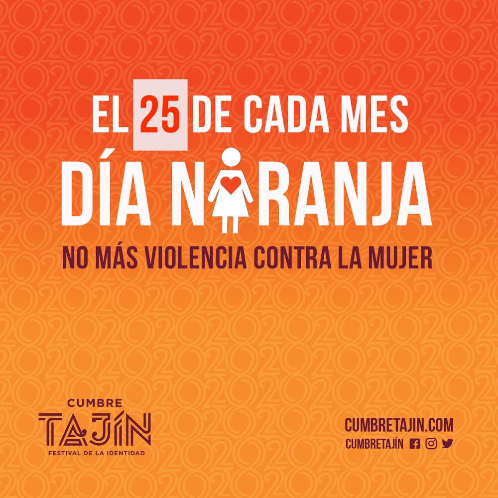 CumbreTajin's tweet photo. La campaña ÚNETE para poner fin a la violencia contra las mujeres administrada por la ONU, ha proclamado el día 25 de cada mes como “Día Naranja”: un día para actuar a favor de generar conciencia y prevenir la violencia contra mujeres y niñas.
En #CumbreTajín2019 nos sumamos. 🌷 https://t.co/cWrXpfgL4s