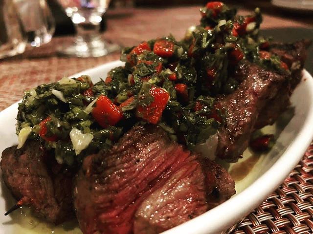 ElFarolSantaFe's tweet photo. Angus Beef skewers topped with Chimichurri. Come have a bite it’s Restaurant Week #goodeats #angusbeef #skewers #food #nmrestaurantweek #foodiesofinstagram #hungry https://t.co/sxDwFyWDHA