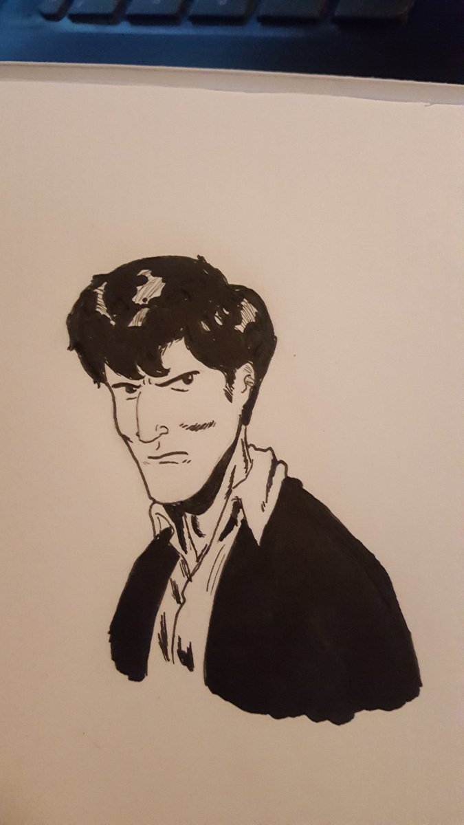 A quick Dylan Dog #dylandog #tzianosclavi #comics #italiancomics #horror #horrorcomics #occultdetective