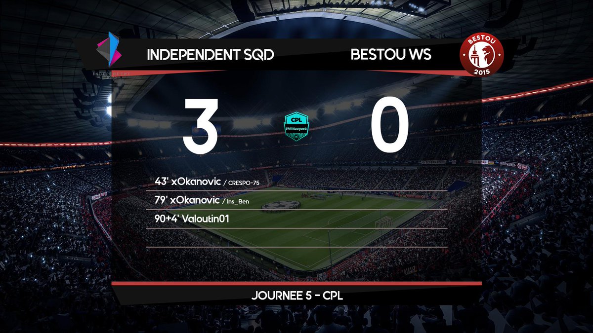 BestouFIFA's tweet image. Gg all 👏

8 ème match d'affilé sans victoire, venez pronostiquer quand ça s'arrêtera !

@FVPAeSport @VPGPremier @OfficialVPG