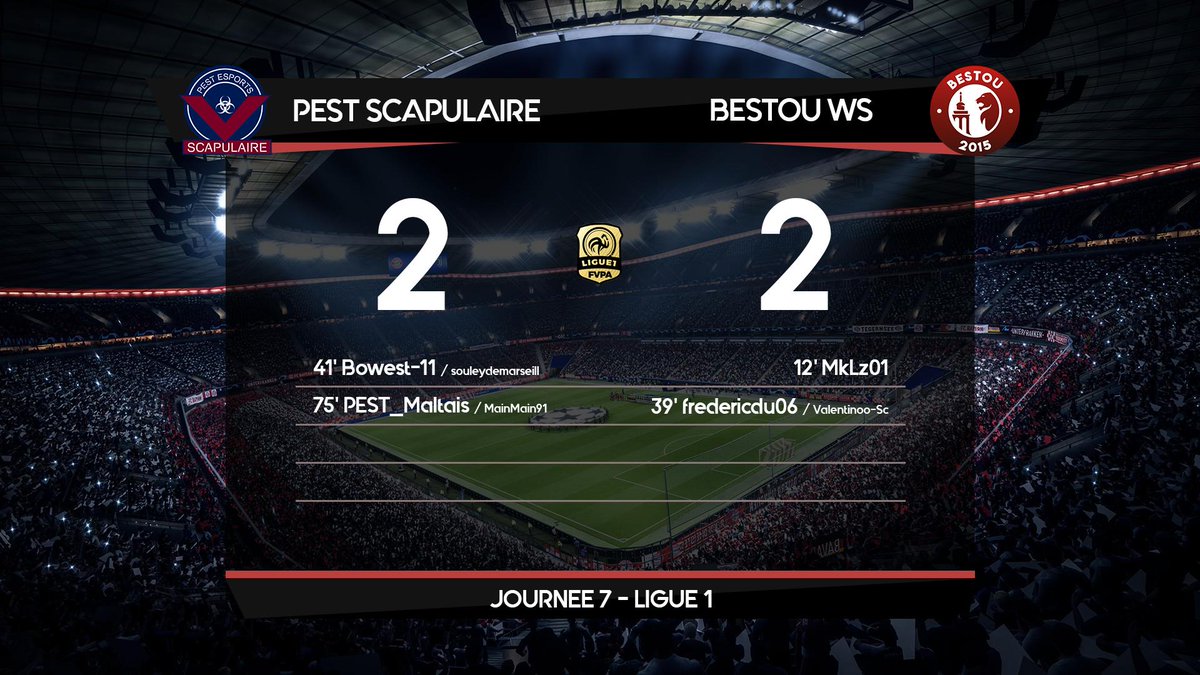 BestouFIFA's tweet image. Gg all 👏

8 ème match d'affilé sans victoire, venez pronostiquer quand ça s'arrêtera !

@FVPAeSport @VPGPremier @OfficialVPG