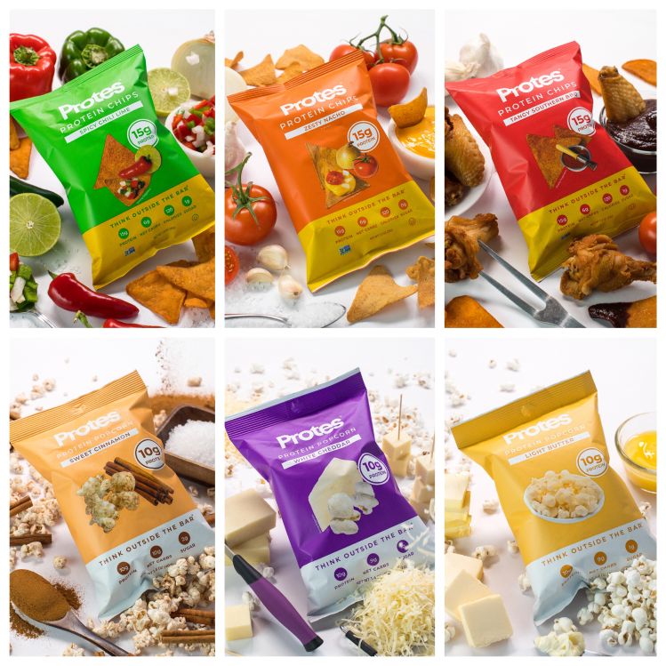 Protein-fueled snack brand <a href="/EatProtes/">Protes</a> ditches its black packaging for bold blocks of color: "We realized we were going way too strong, way too functional. The brand is about #protein , but it’s also about fun, it’s about snacking, and it’s enjoyable.” bit.ly/2EdlALw