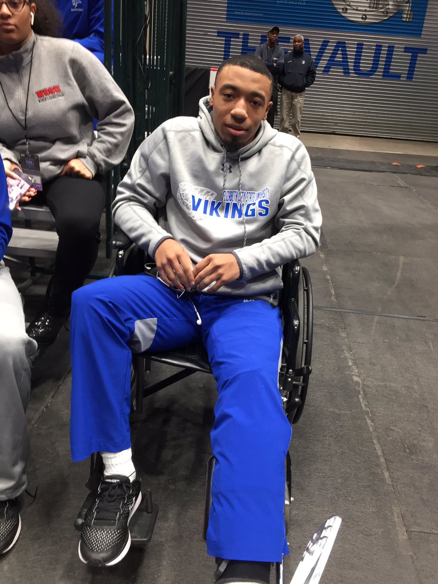 HBCUGameday's tweet photo. Just chopped it up with @mvp_zh3 about his injury, the getback and what it will take for ECSU to beat WSSU for the third time in a row. Facebook supporters check it out.
https://t.co/z1QVjciI8R https://t.co/wuWMqtVbgL