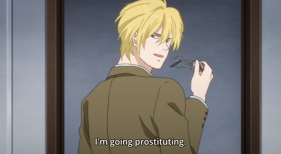 krickyshikkaku's tweet photo. OKAY, but you're priceless, sweetie. Literally no one can afford you. #BananaFish ππ #LiveReactionTweets #EpisodeSeventeen #IMightBeHighAgain https://t.co/VFW17G7jVe