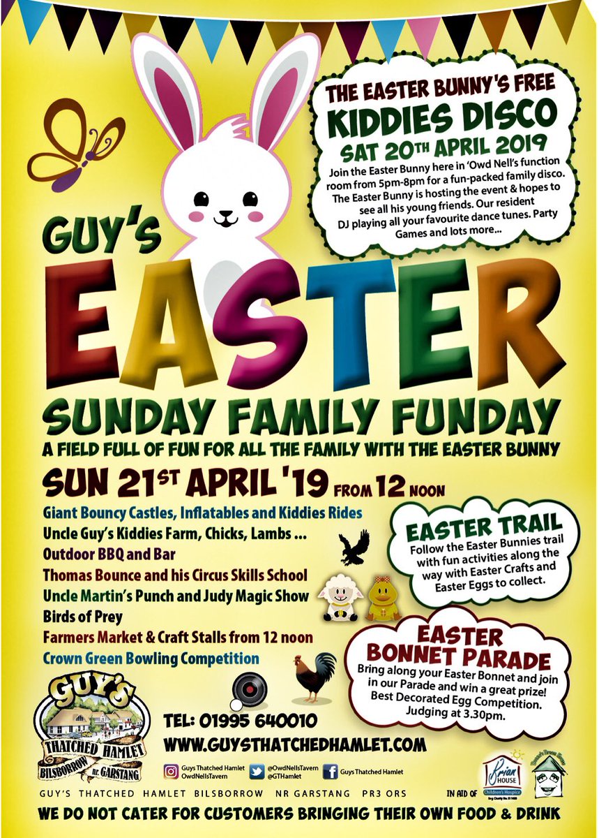 OwdNellsTavern's tweet photo. Just a few of our up coming events for your diary... #whatson #events #festivals #StPats #Easter #canalside #owdnells #bubbleNbounce #schoolholidays https://t.co/UfIM6j98S3
