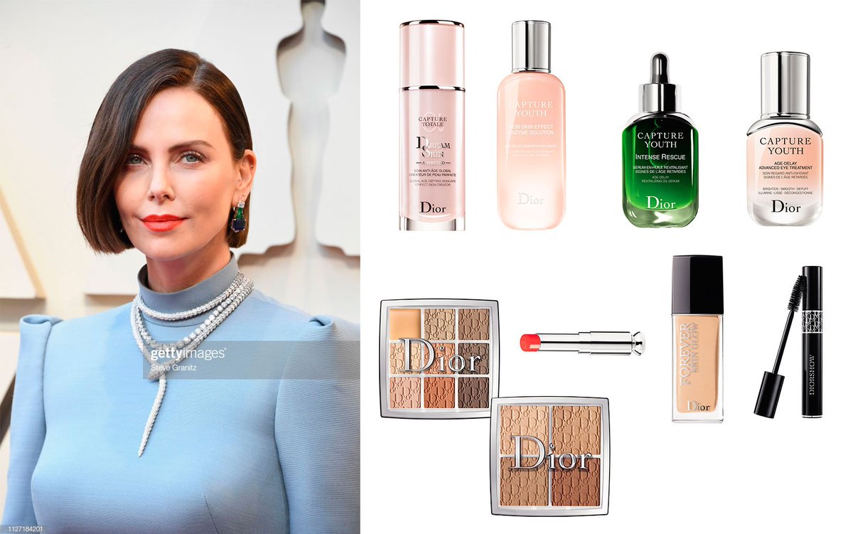 AthenaMex's tweet photo. #GetTheLook Los maquillajes de Charlize Theron y Shailene Woodley en los #Oscar2019 fueron obra Dior y se lograron con estos productos https://t.co/9fZNZoJG0c