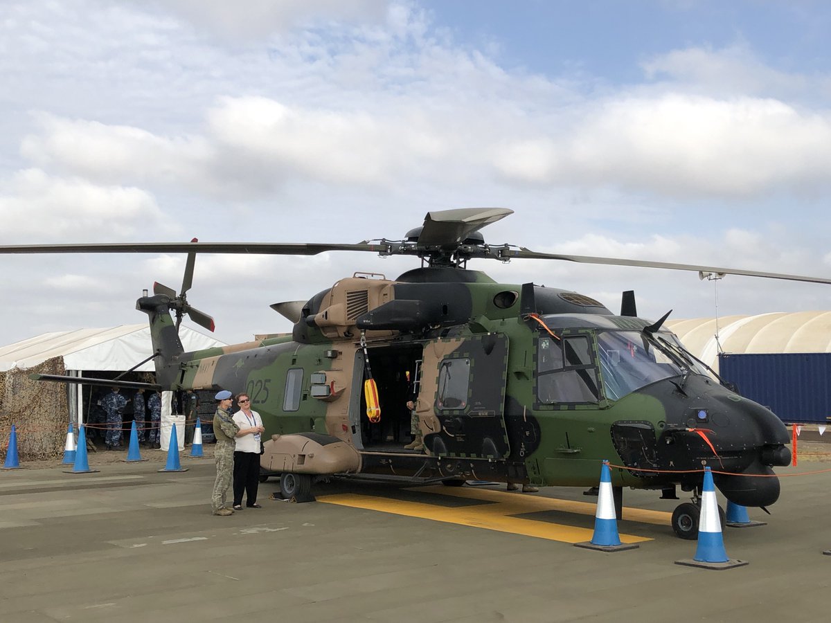 LDO_Australia's tweet photo. G'Day! @Avalon_2019 has just begun! Meet us at our stand and visit the static area were you can take a closer look at some of #Leonardo's aircraft that fly everyday in #Australia https://t.co/MRFRqpGQrS #LeonardoInAustralia https://t.co/ZKa3HvuB8L