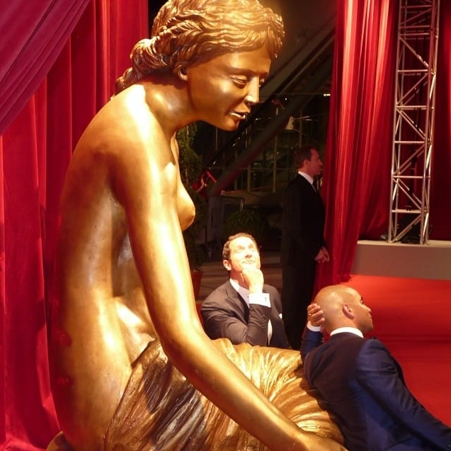 PiliTF's tweet photo. #SashaRoiz, TristanKhan and RichOrosco posing for a photo under the Golden Nymph. At the Grimaldi Forum
54th Monte Carlo TVFestival. Monaco, June 2014 #mc2014
1) Credit: Sasha Roiz
2) Credit: estelle https://t.co/LdsvUVezDW