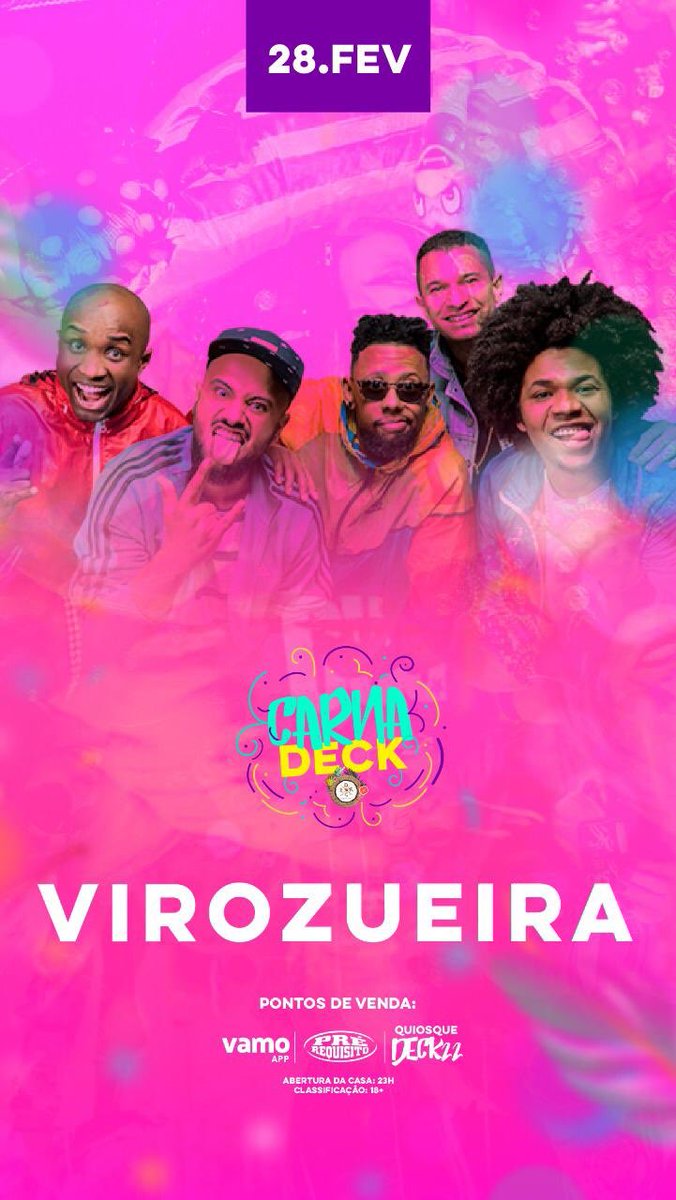 nardszu's tweet photo. Carnaval do @virozueira comeรงa na 5ยช feira, no pico mais fera do litoral gaucho. #deck22 https://t.co/xpHM1oeAeb