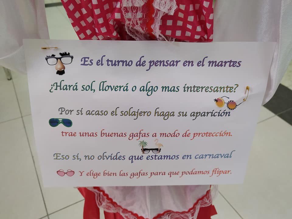 ¿Qué nos pide Doña Sardina para el martes?