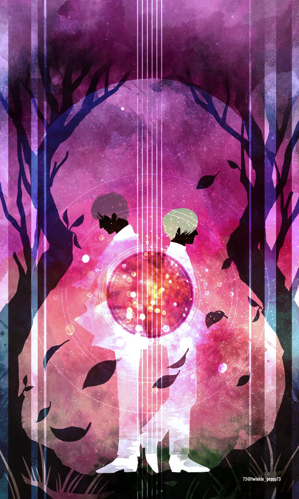 73 雨メロ京ジェ リクエストを頂き スマホ壁紙用にカラー４パターン 文字なしバージョンも描いてみました ご自由にお使い下さい 無断転載 再配布