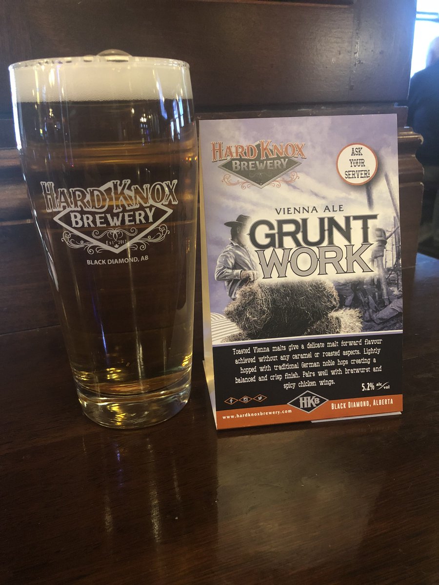 Its the perfect combination of supporting local and enjoying a night out! Now on tap, come down and try this incredible brew! #beer #highriver #okotoks