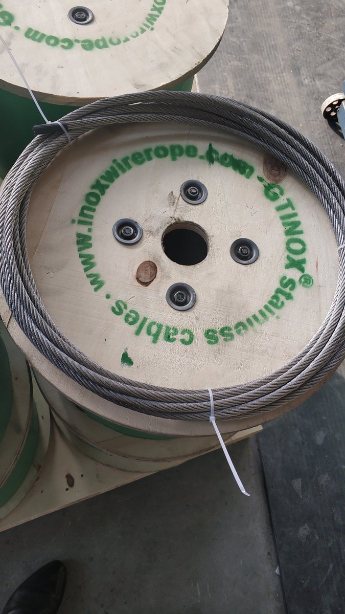 GTINOX2016's tweet photo. GTINOX™Stainless Cable  
Our first delivery in 2019 after Chinese new year holiday...looking for your inquiry and play orders. https://t.co/3M3Gwsya46