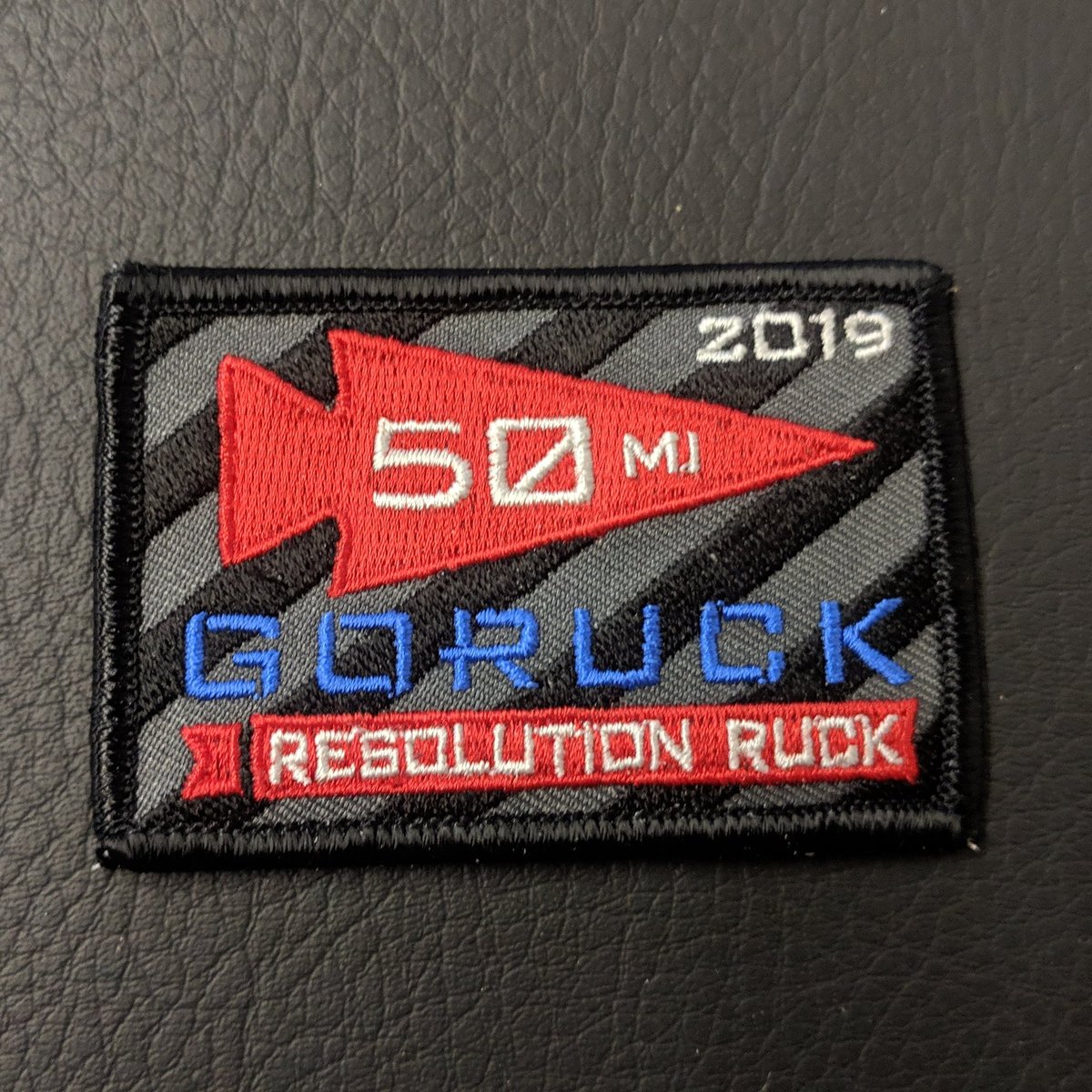 1FitNFunLife's tweet photo. Received the @goruck Resolution Ruck patch today.
#goruck #ruckup #rucking #ResolutionRuck https://t.co/MVumW1ikS3
