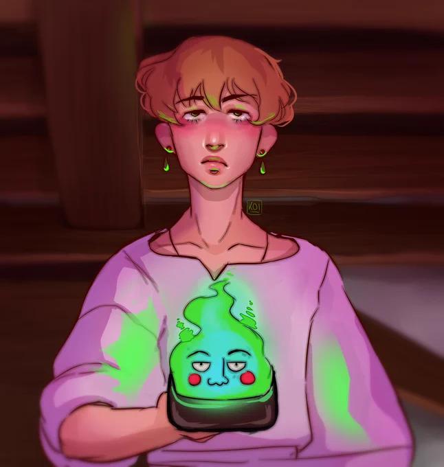 *slaps together my 2 hyperfixations* k but listen what if reigen was a con(sulting) wizard in a cool moving house w a babey n a grumpy flame spirit

#ImCoping #SerizawaIsSophieDontWorryHesComing #mp100 #mobpsycho100 #reigenarataka #RedrawReigen #ShigeoKageyama #HowlsMovingCastle 