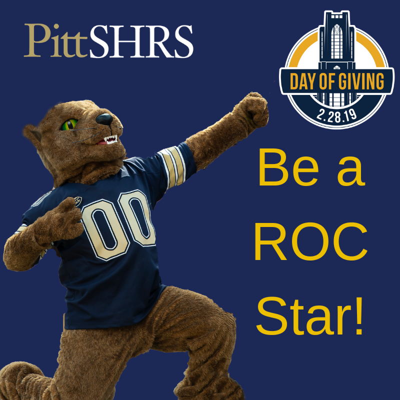 PittSHRS's tweet photo. The #PittDayOfGiving is just three days away, and #PittSHRS is counting on you to spread the word to help us #RedefineHealth! Give at https://t.co/luHDnk91dL. #LikeandShare #H2P #GiveToday #TransformTomorrow https://t.co/IYUb3bYDFW