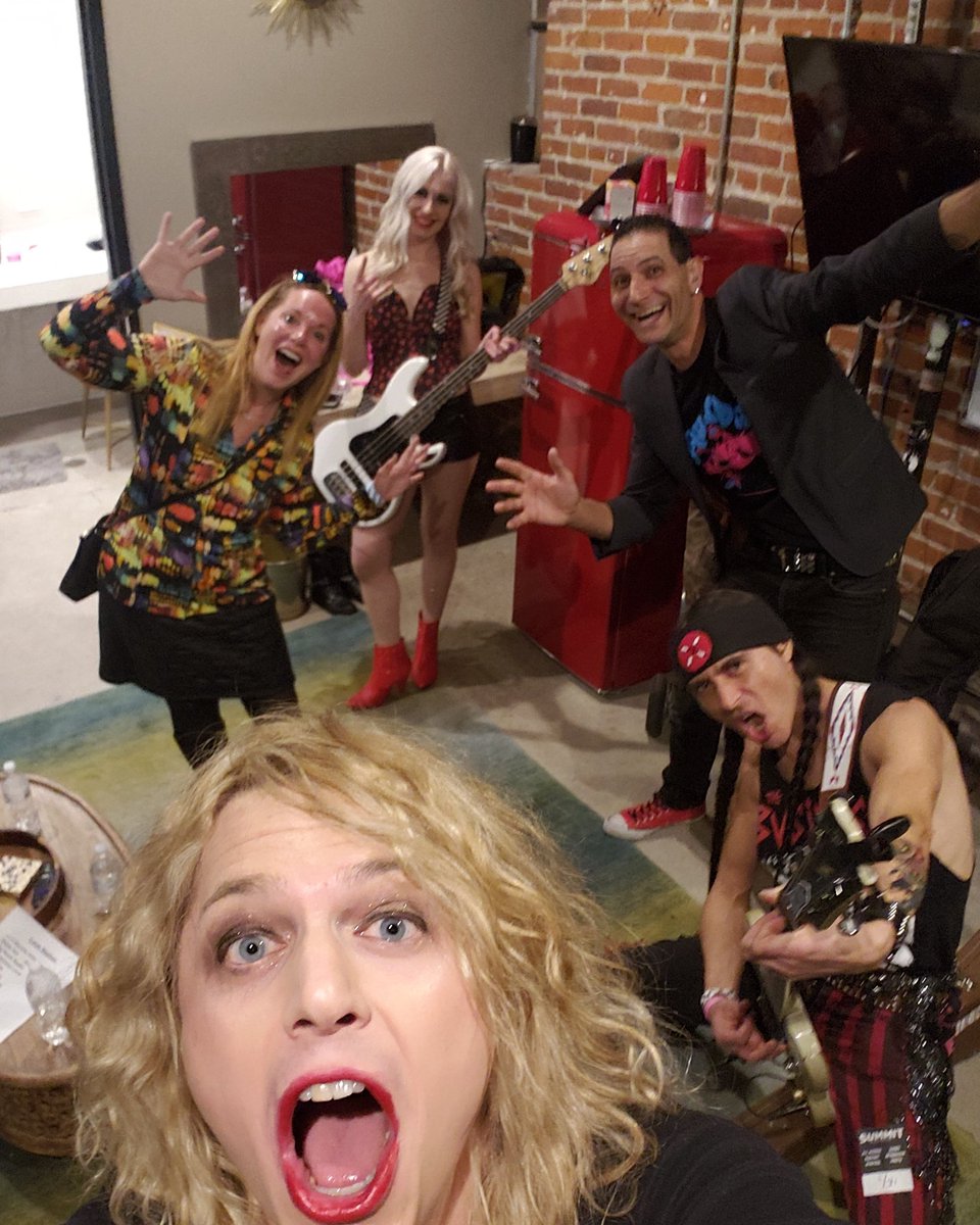 2min to showtime! Vocal warmups with the best in the business, Kate Emerich! 💖🐎🎤 Backstage at <a href="/SummitDen/">Summit Music Hall</a> 1.31.2019 <a href="/voxgoddess/">Kate Emerich</a> #lovestallionband #unforgettableride #valentine #lovestallion #sexhorse #glam #glamrock #backstage #selfie #bandselfie #vocalcoach @livenationco