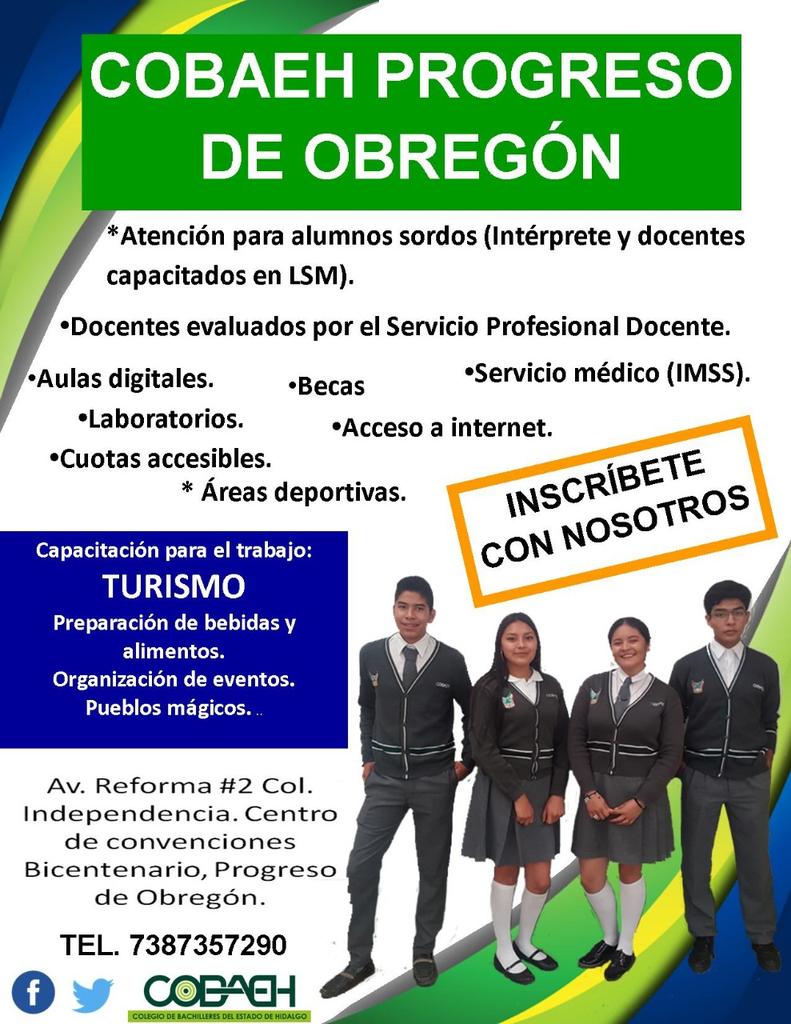 Progres000's tweet image. #IncripcionesAbiertas
#SoyCOBAEH
#inclusionEducativa
#LSM
@COBAEH_HGO 
@SEPHidalgo 
@gedithpalacios1