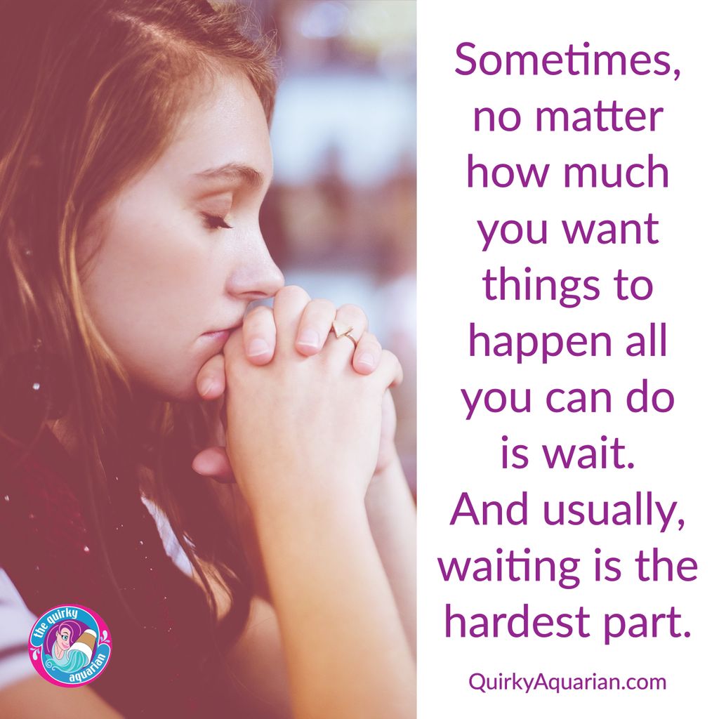 AquarianQuirky's tweet image. Sometimes, no matter how much you want things to happen all you can do is wait. And, usually waiting is the hardest part. buff.ly/2H74Gl5 #SweptUnderTheRug #TeenPregnancy