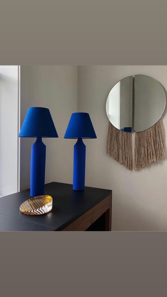 NicoleSmithLB's tweet photo. These True Blue lamps by Catherine Raven are an absolute must for our new Bel Air project!!!! #luxuryhomes #designer #luxurylifestyle #architecture #bespokefurniture #catherinerabendavidson #interiordecorating https://t.co/xvJxaR52cE