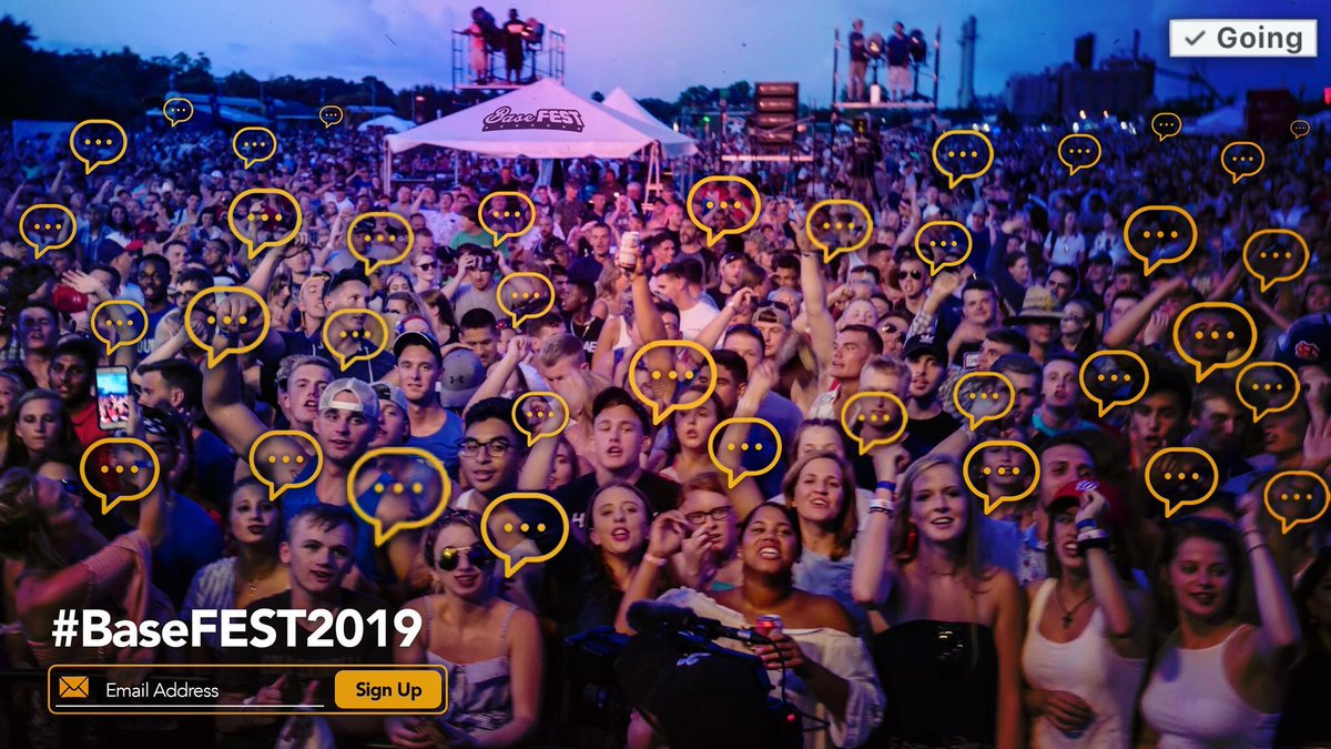 LiveAtBaseFEST's tweet photo. Our #BaseFEST2019 Tour announce is coming soon! 🙌Sign up for the BaseFEST email list and be the first to see it! OH YES and chances to win FREE stuff! That too! 😎🎟 (VIP upgrades, merch, and more)

Sign up here: https://t.co/hKze2Z39gr https://t.co/ig2rtIYToM