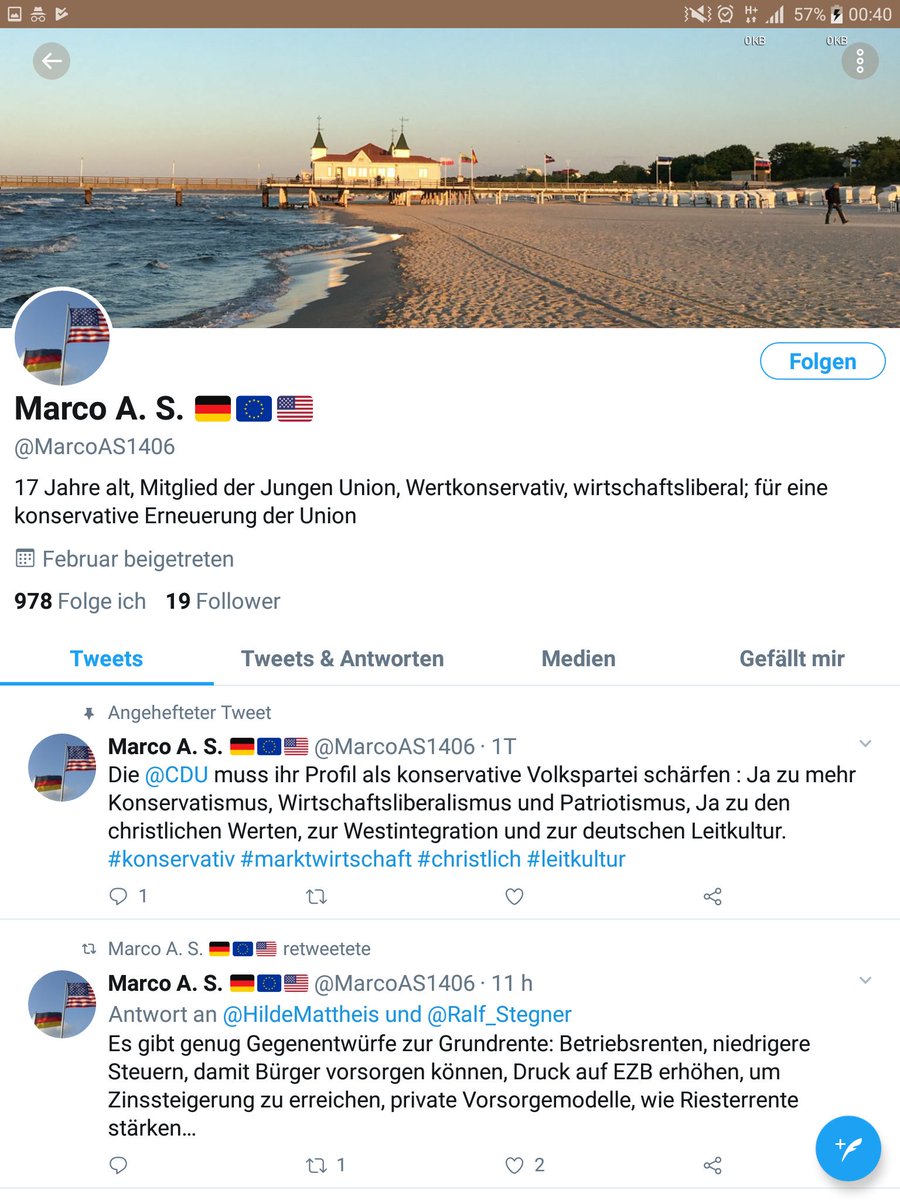 watch_union's tweet photo. Uff. Mein Namensverwandter der #JungeUnion macht dem #Torges ja ganz schön Konkurrenz!
17 Jahre und schon so sturzkonservativ. Einerseits fühle ich mich schlecht, junge Menschen zu shamen, aber andererseits: Wer von "Linkskurs Merkels" redet, bewegt sich hart am rechten Rand. /MS https://t.co/e6mCmFxKcn
